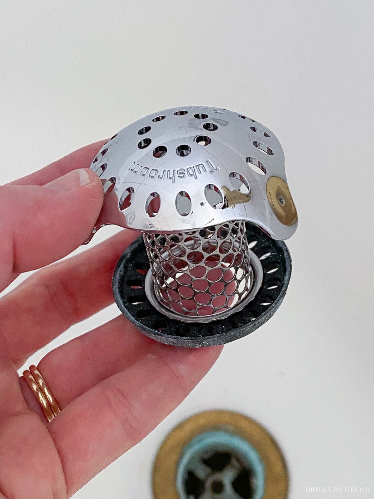 This Tub Shroom is awesome for keeping hair from clogging your shower drain! One of my favorite Amazon gadgets!