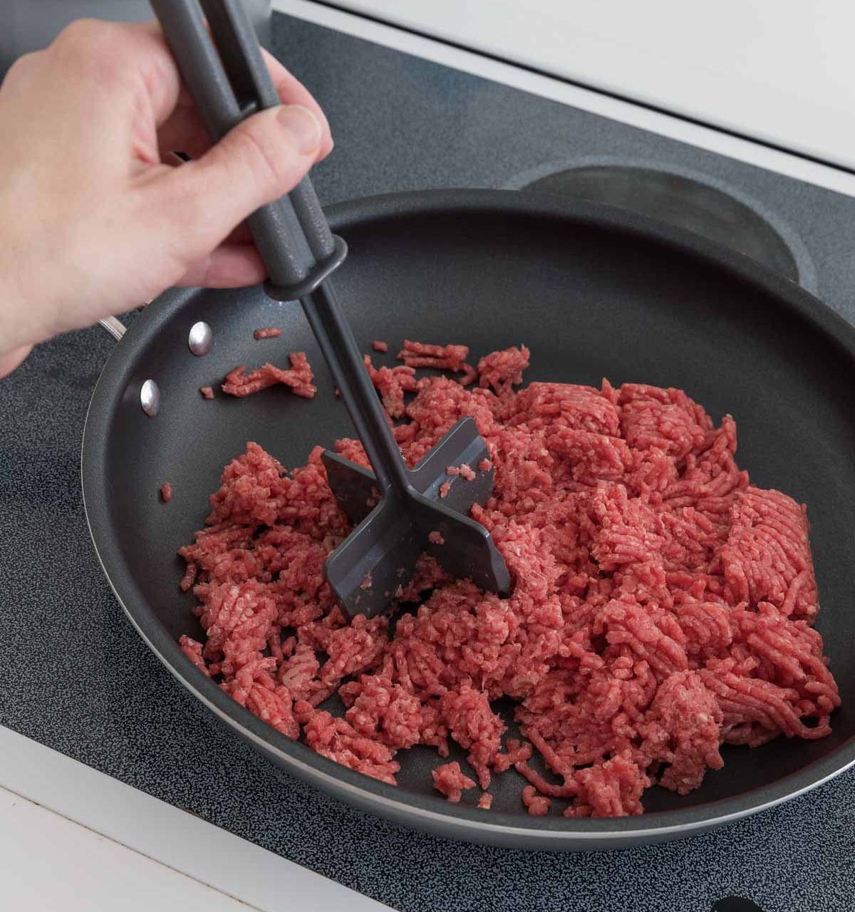 Love this meat chopper for ground beef and for mashing up avocados for guacamole! One of my favorite Amazon gadgets!