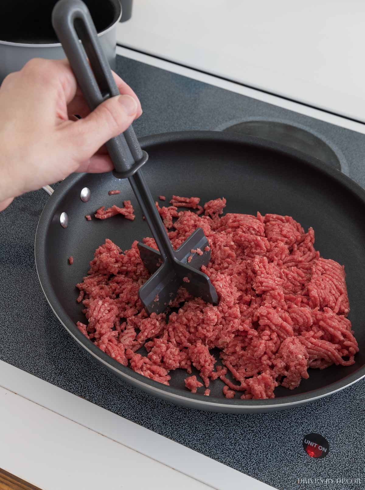 Love this meat chopper for ground beef and for mashing up avocados for guacamole! One of my favorite Amazon gadgets!