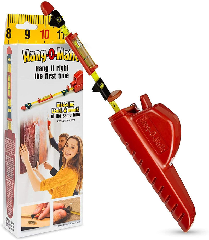 Gadget to help you easily and quickly hang pictures on the wall!