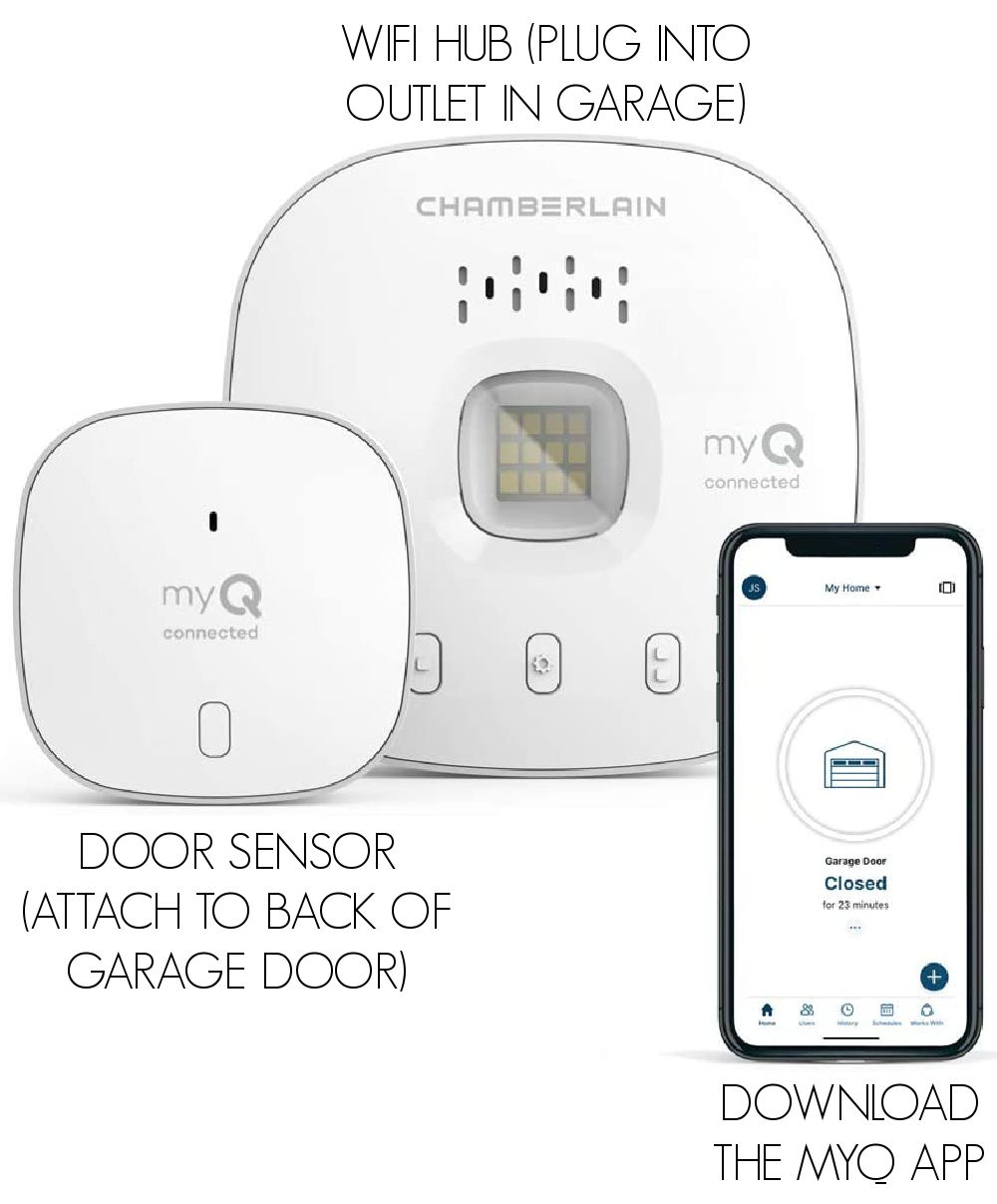 Love this smart garage door opener that you can use from anywhere!