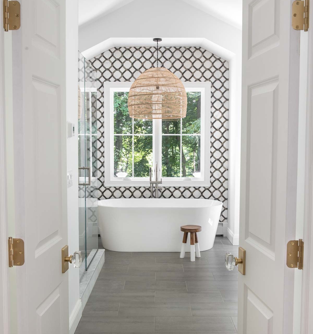 The floor tile in our master bathroom
