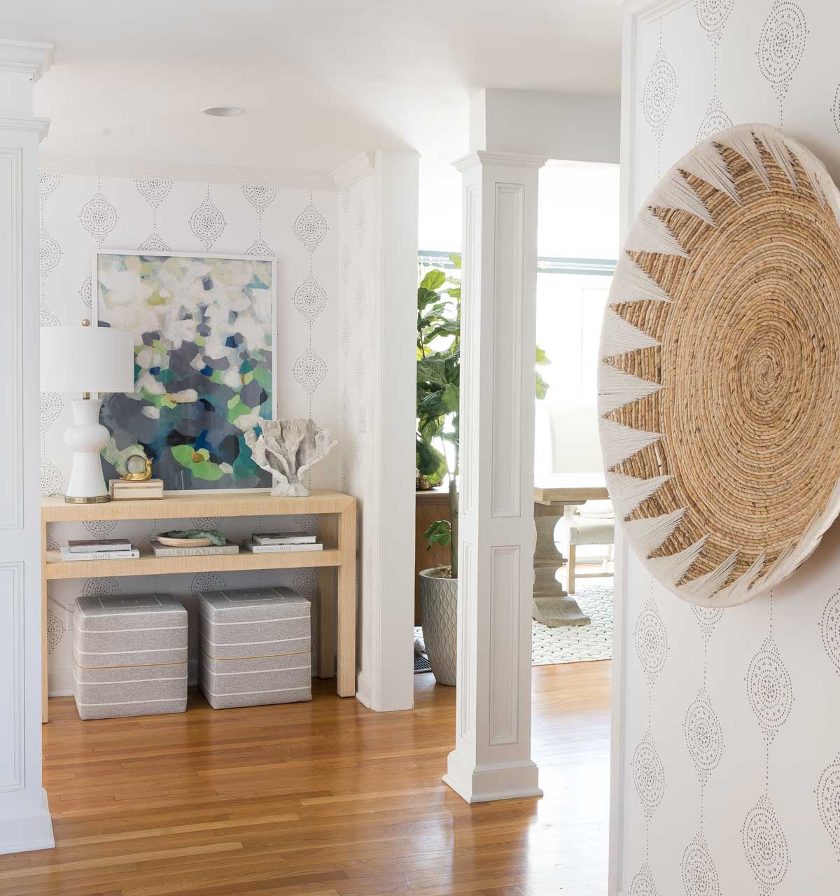 The "after" of our entryway makeover!