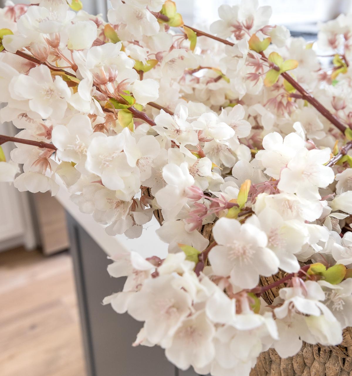 These artificial cherry blossoms look SO real!
