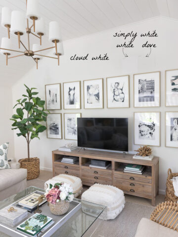 Benjamin Moore Cloud White and how it compares to other similar white paint colors