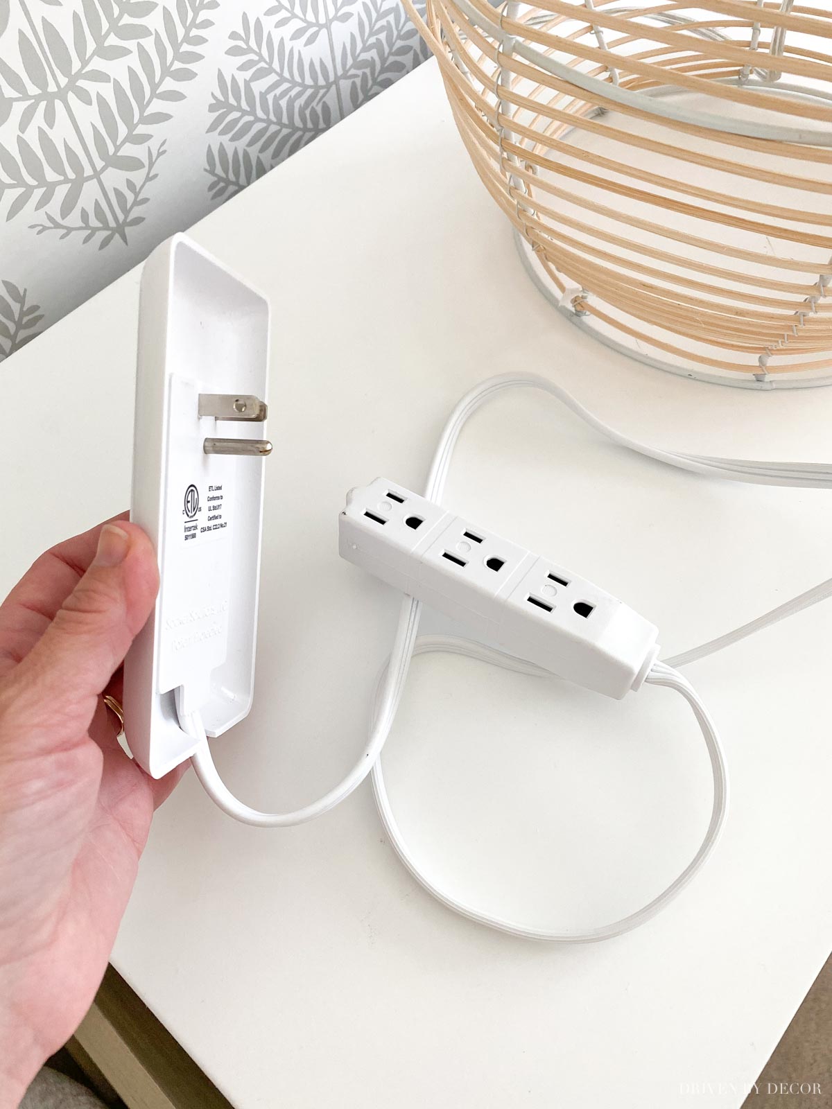 The perfect solution for when your outlet is behind a piece of furniture!