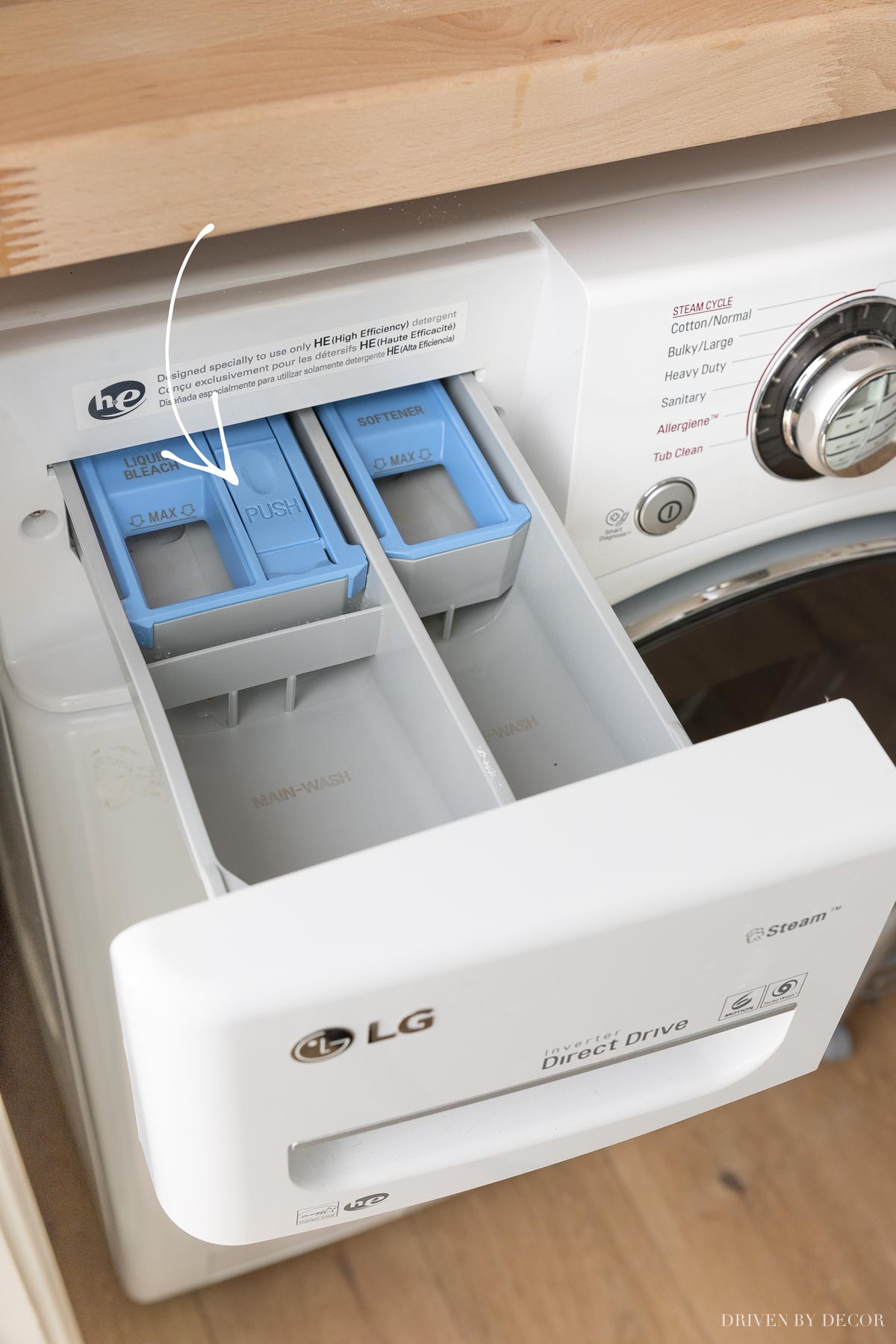 Cleaning lg inverter direct drive washer hotsell