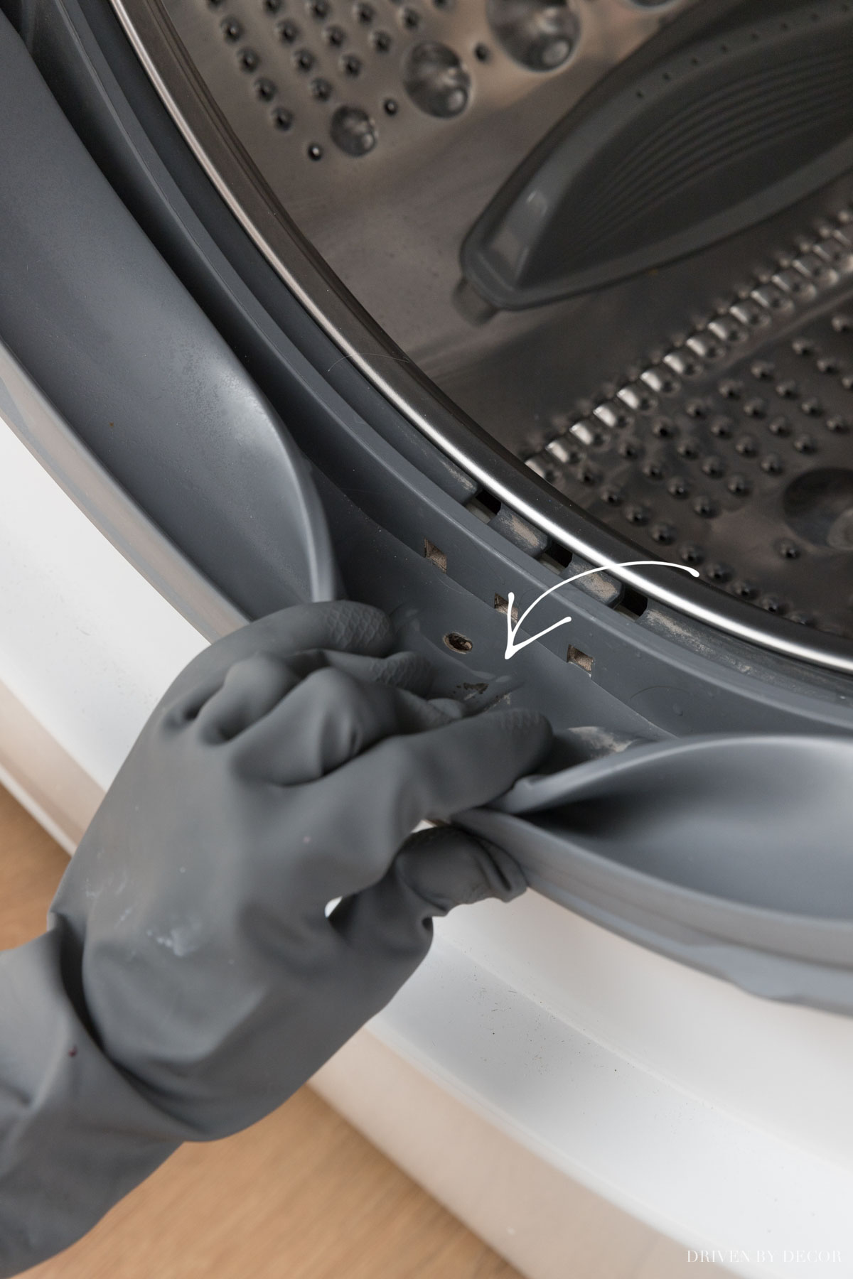 How to clean your washing machine seal