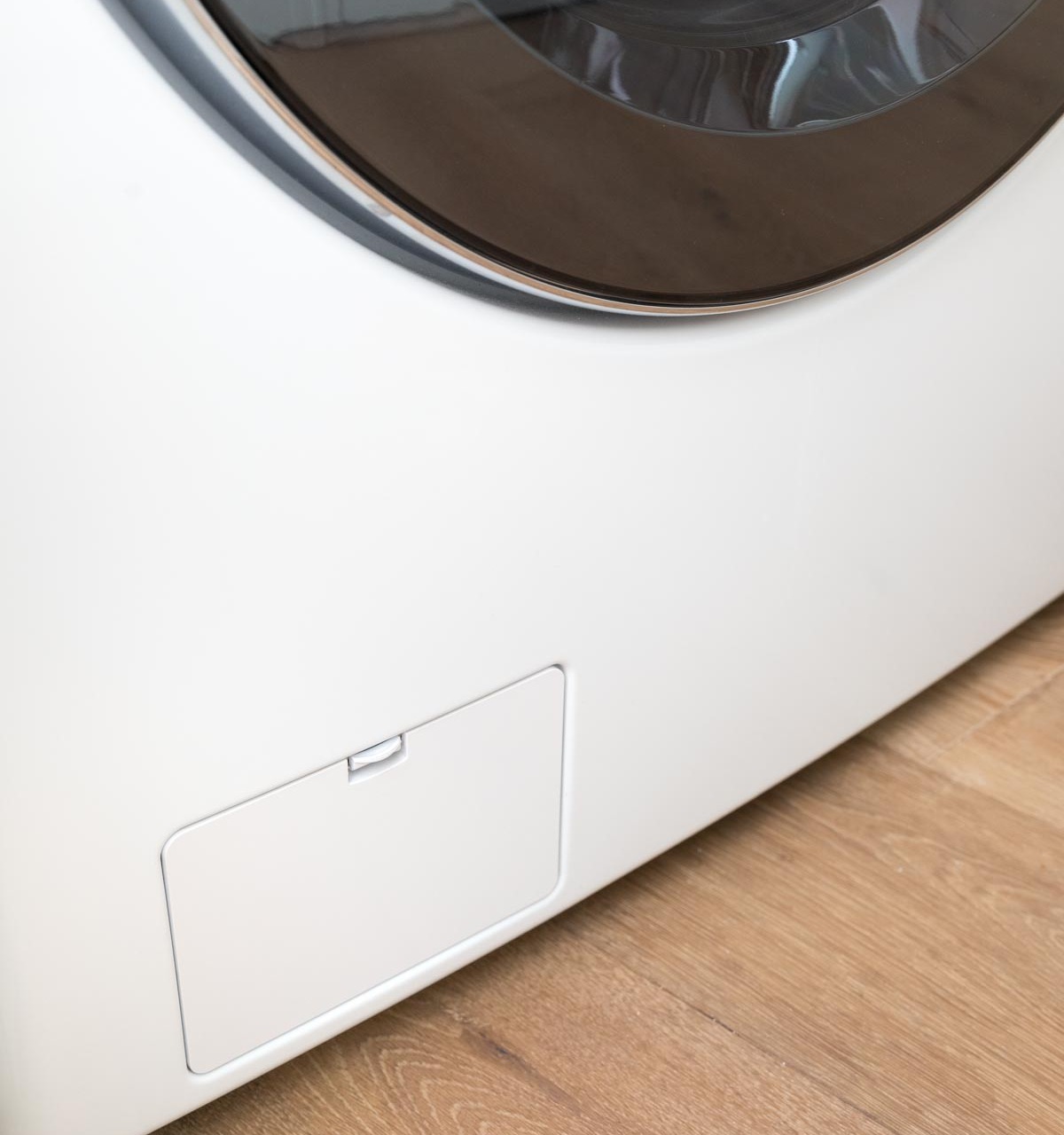 Access door on washing machine that has filter you need to clean!