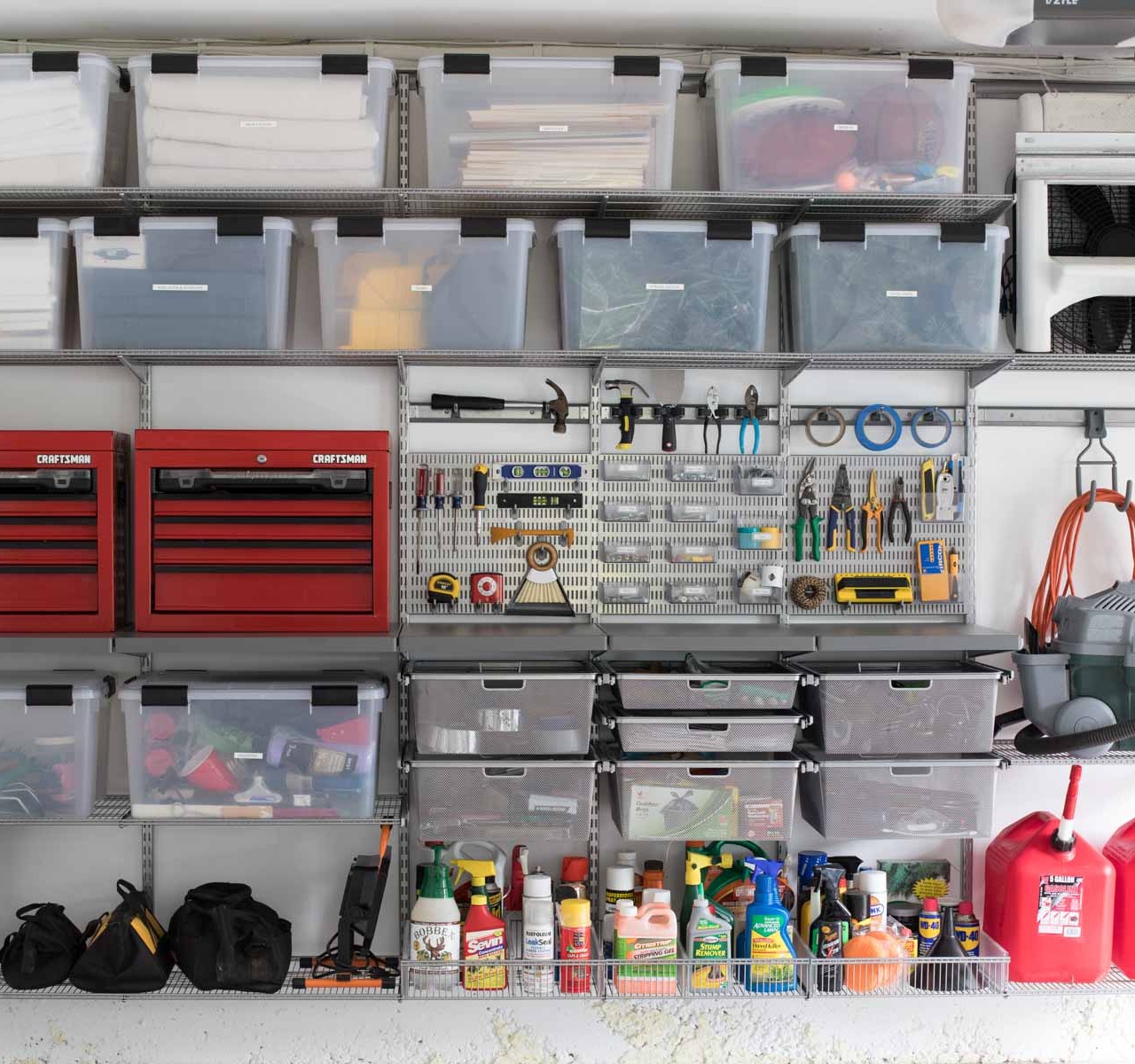 Home remodel: Our newly organized garage!