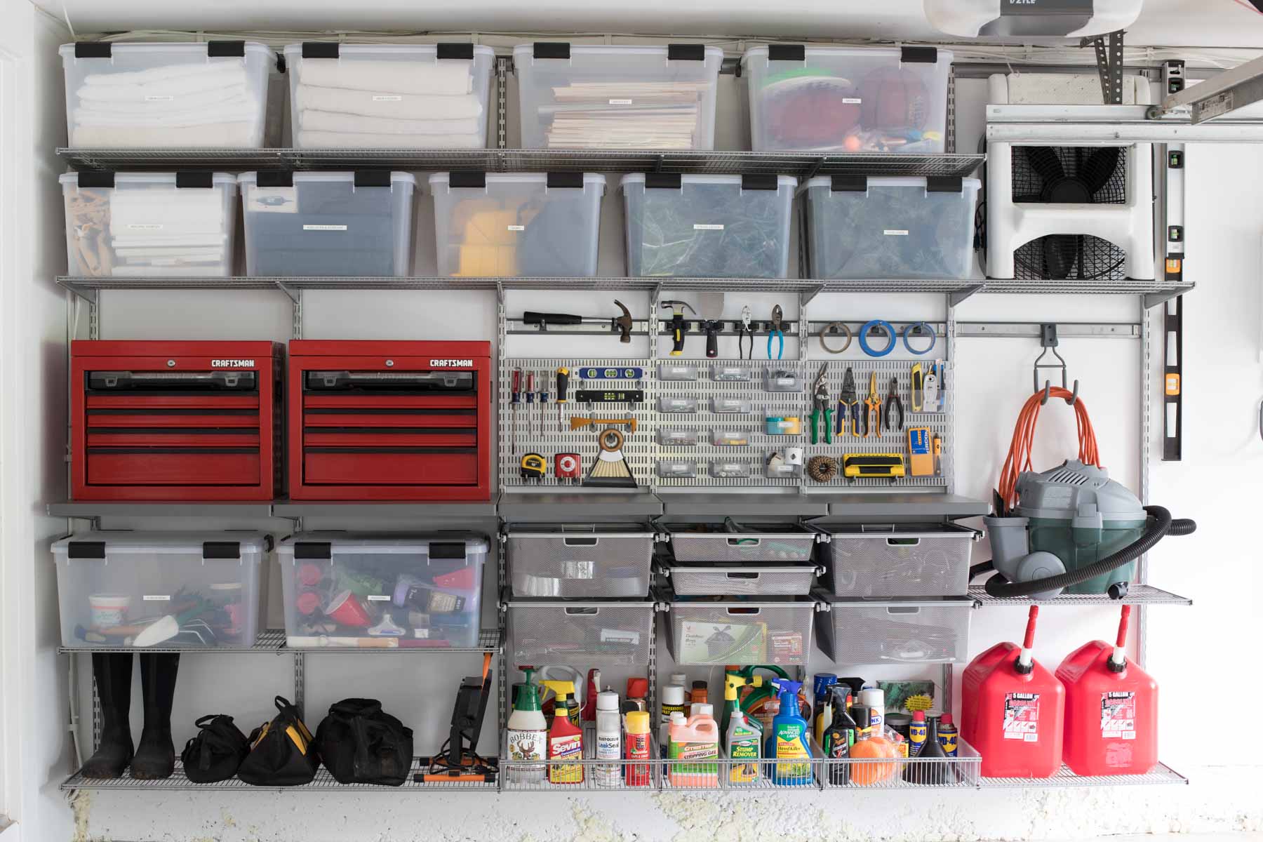 Home remodel: Our newly organized garage!