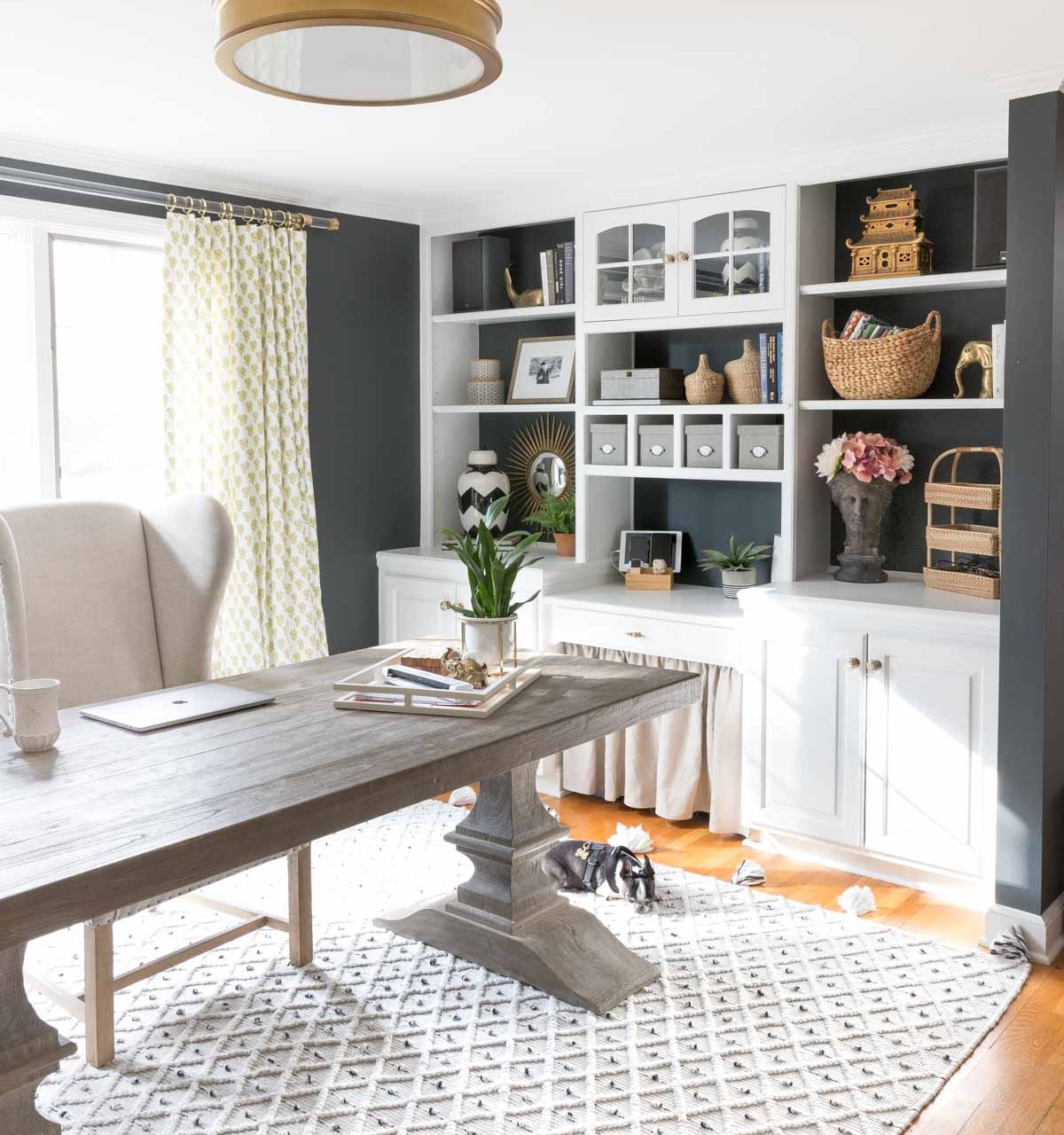 Home remodel: Home office after remodeling!