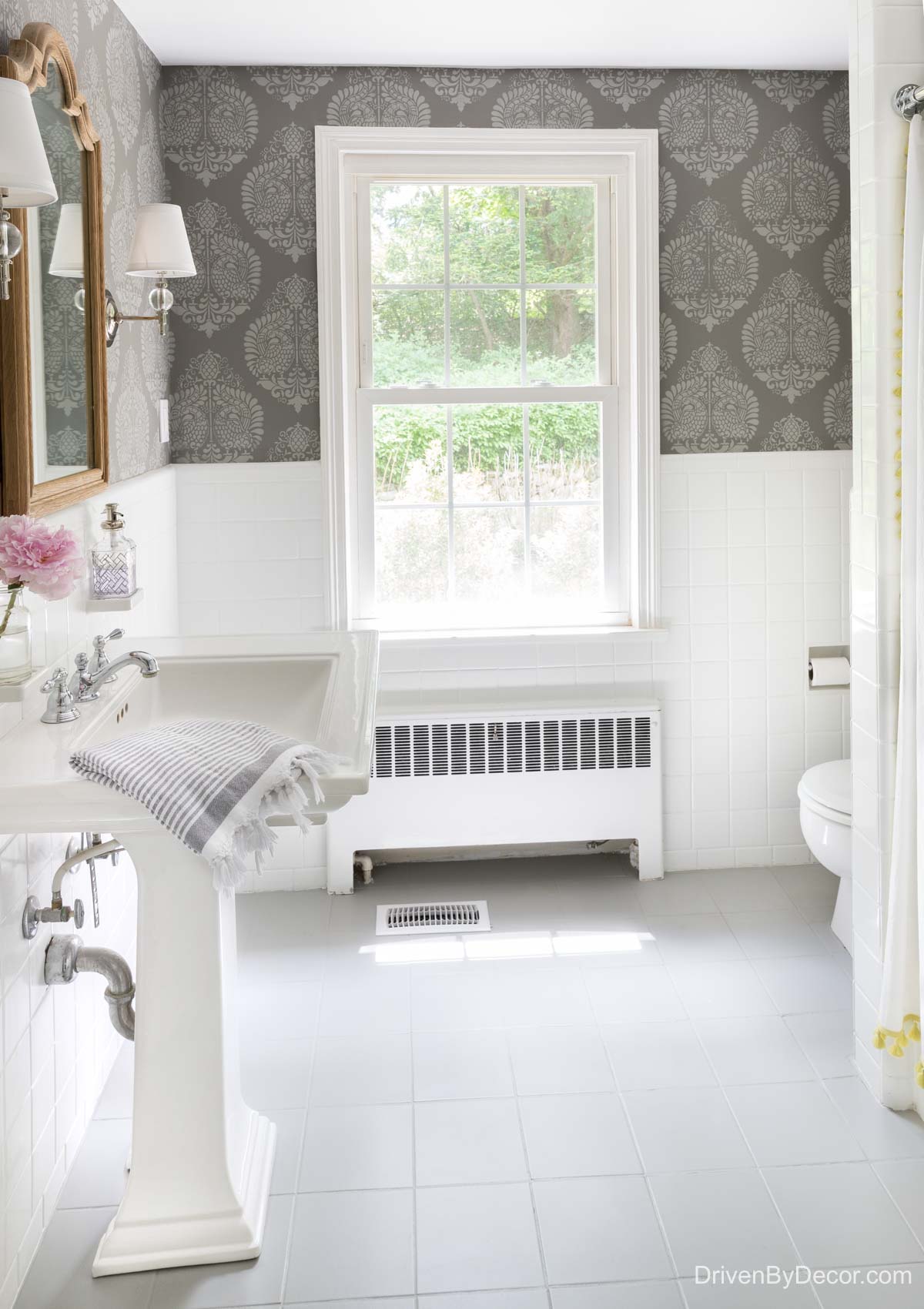 Home remodel: Our powder room after remodeling!