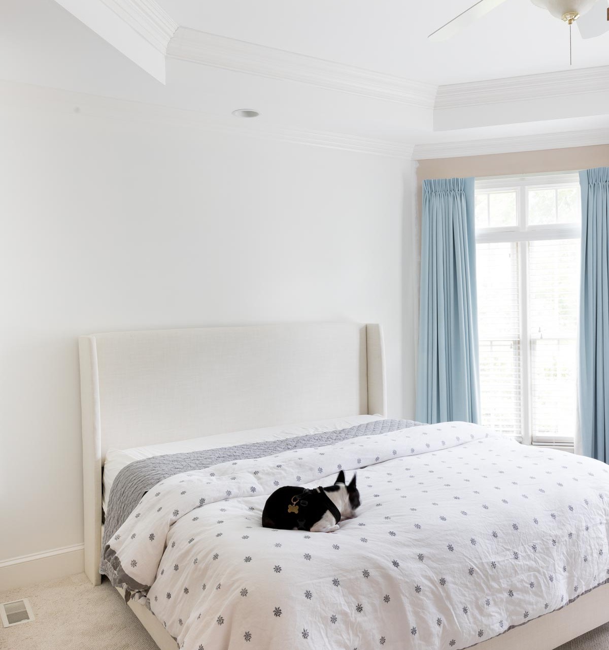 Our master bedroom after moving in!