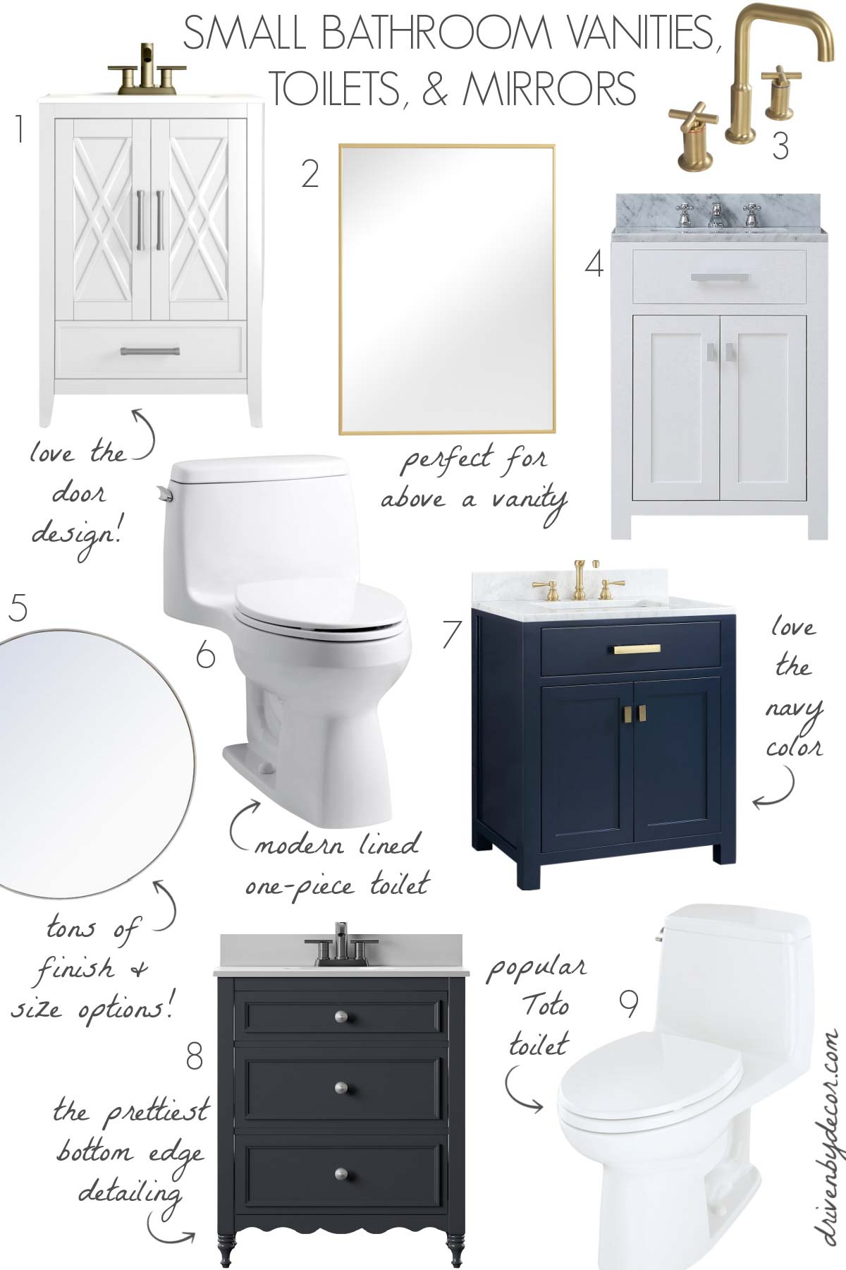 Vanities, mirrors, & toilets - the perfect bathroom upgrades!