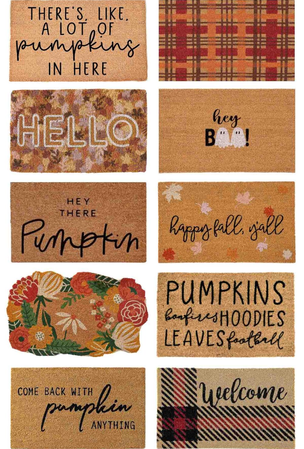 Fall doormats featured