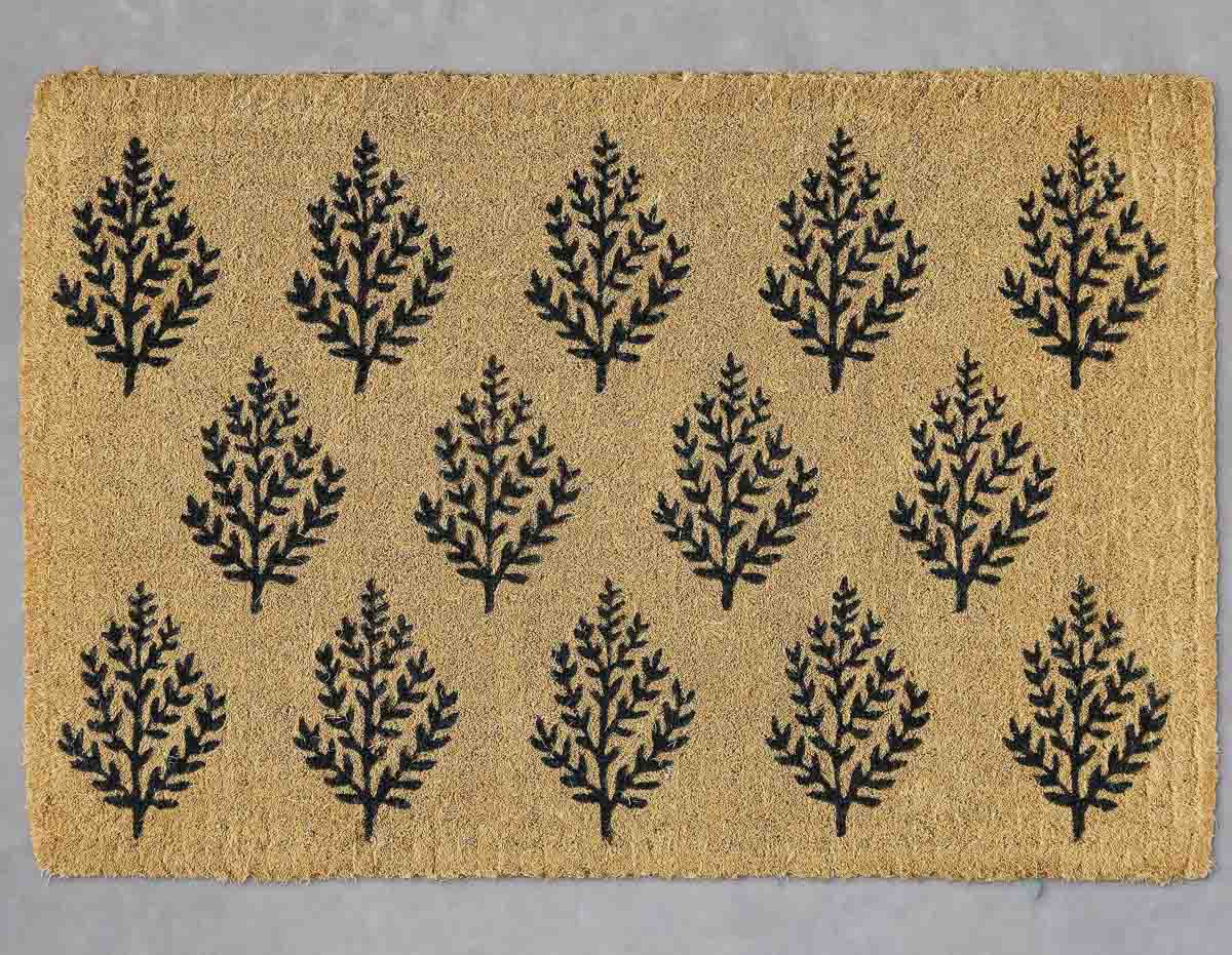 Fern fall doormat