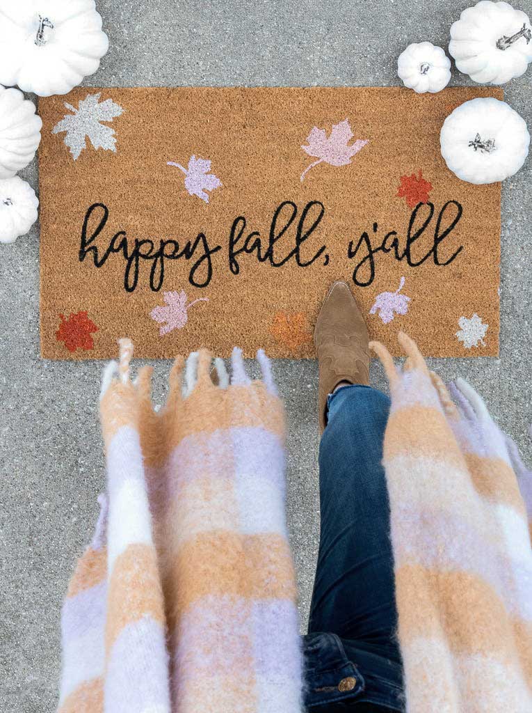 Happy fall, y'all doormat