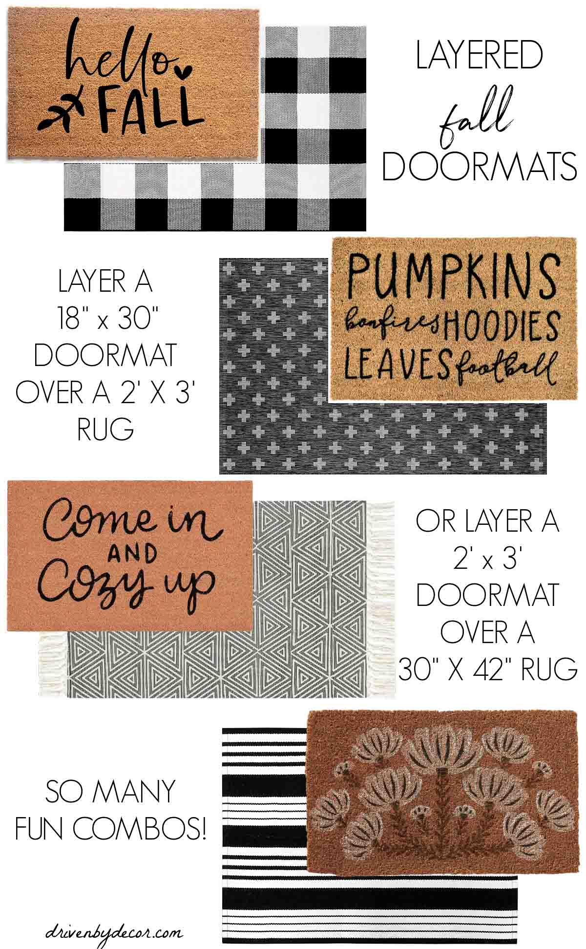 Fall Doormat Favorites! Driven by Decor