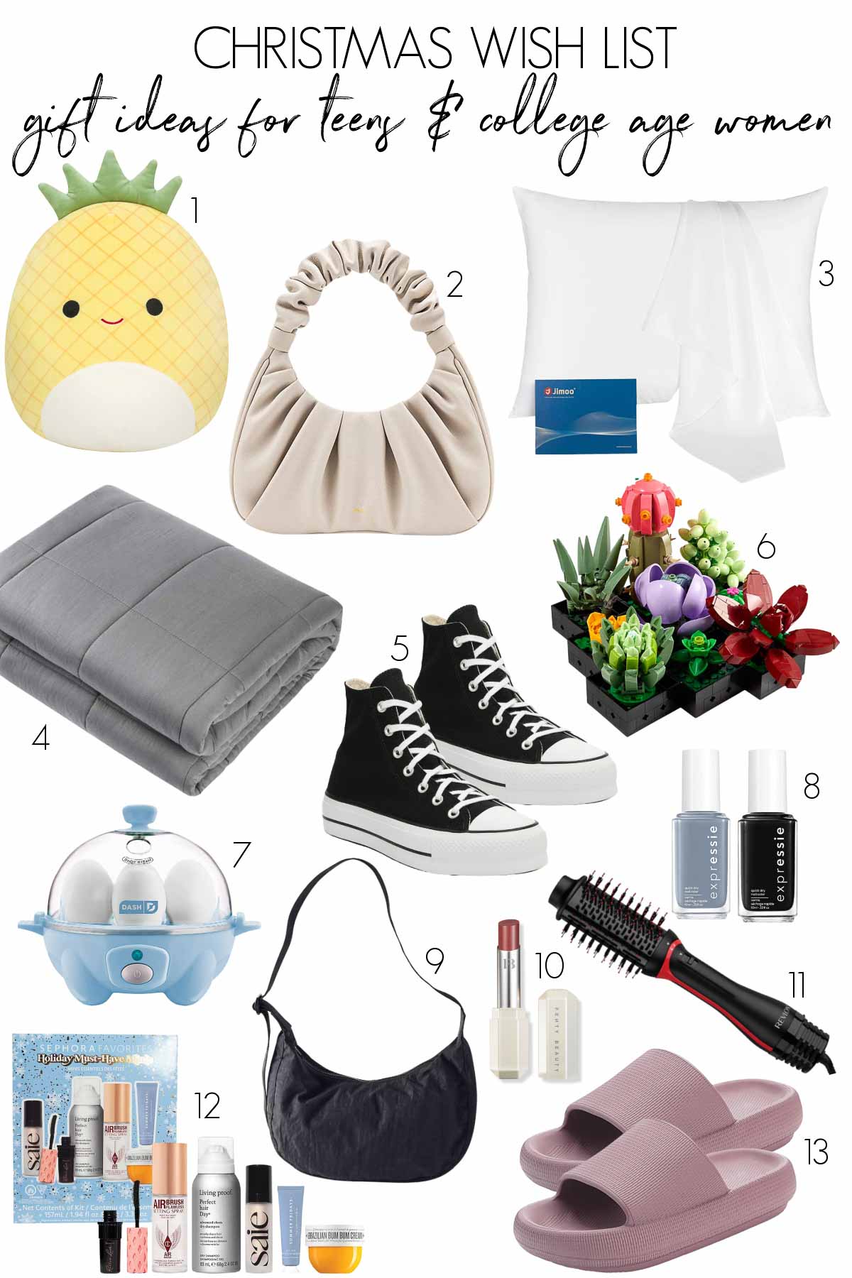 Christmas wish list gift ideas for teens to 20s
