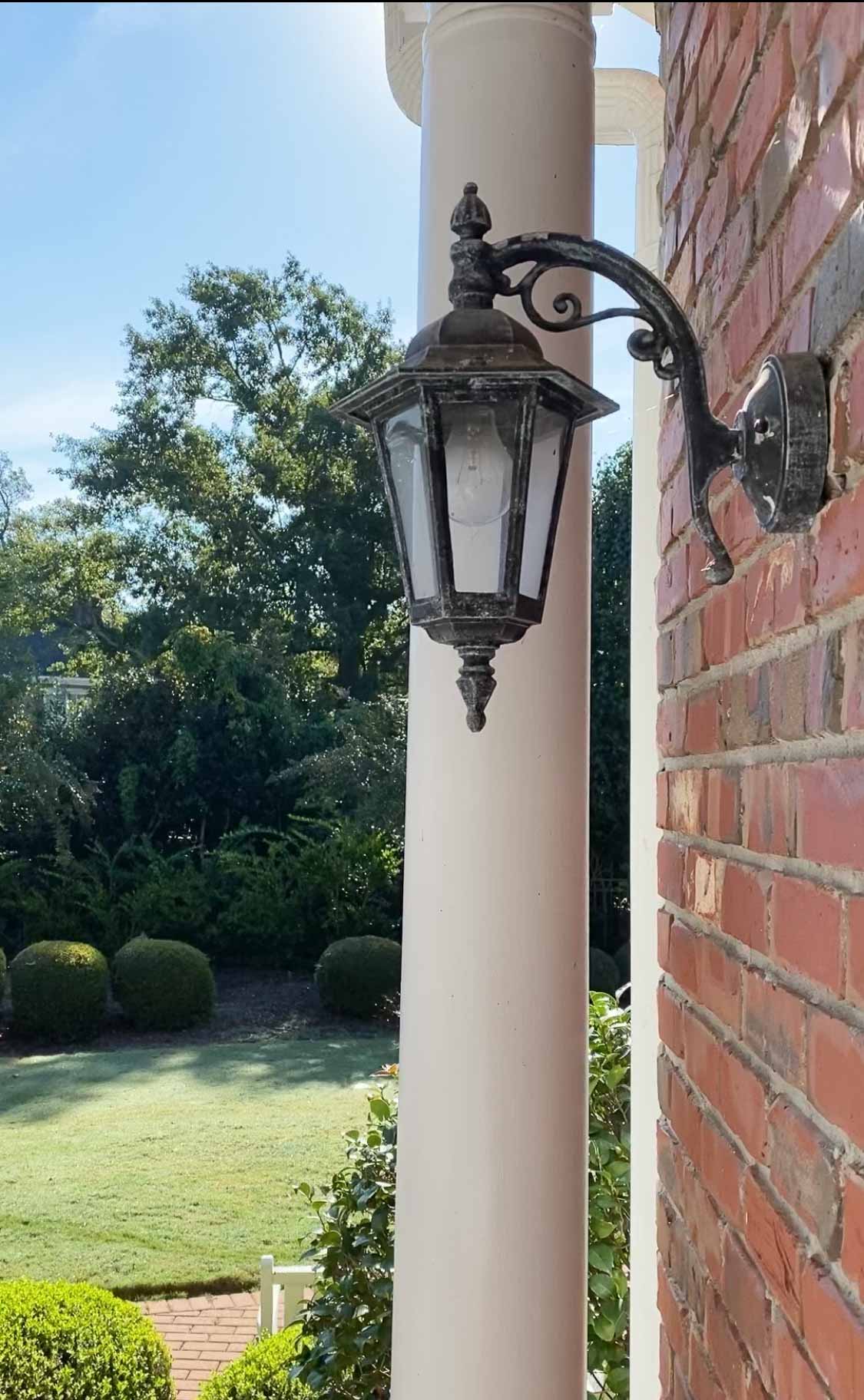The outdoor sconces that we replaced