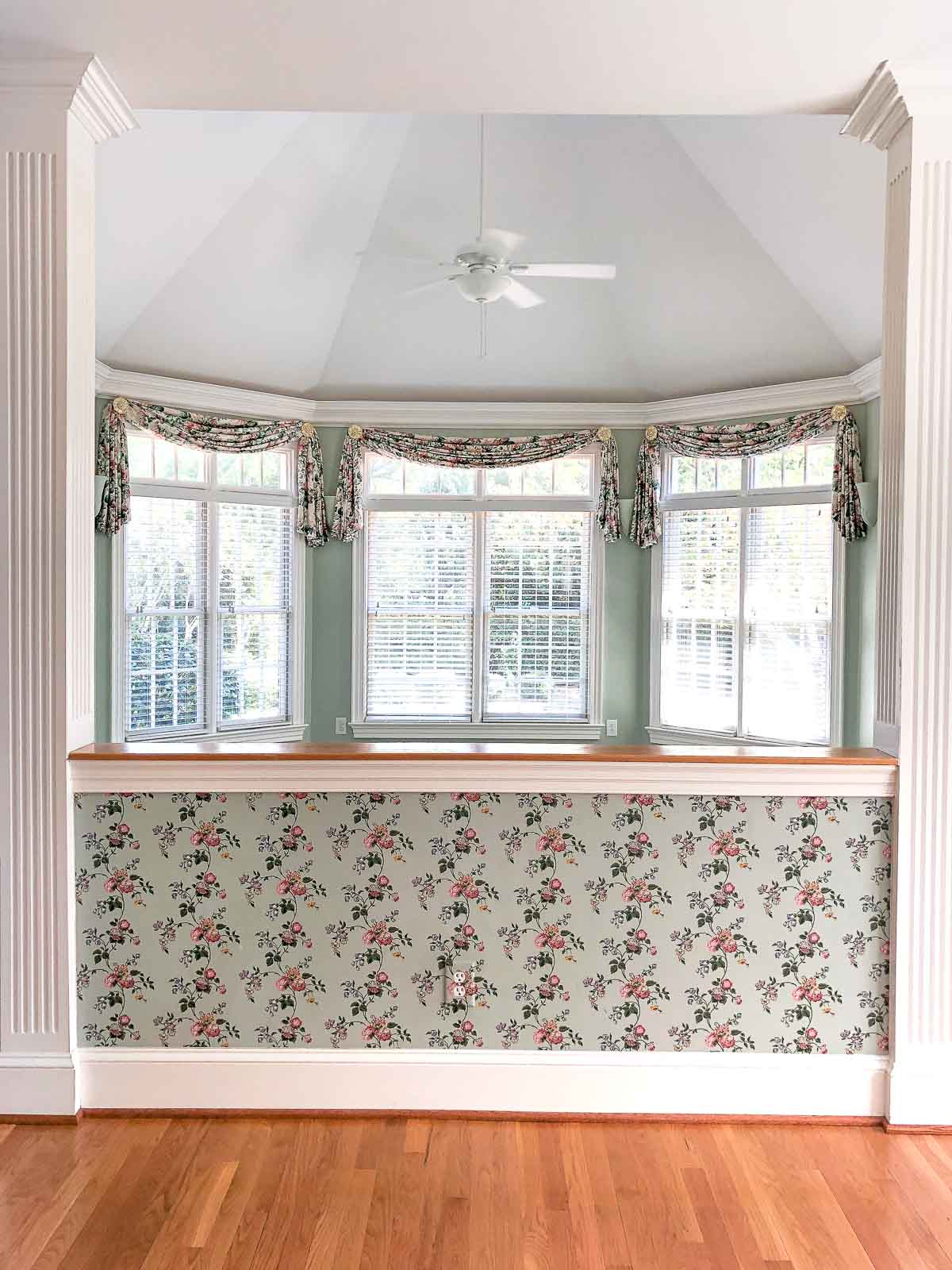 Our TV room before remodeling