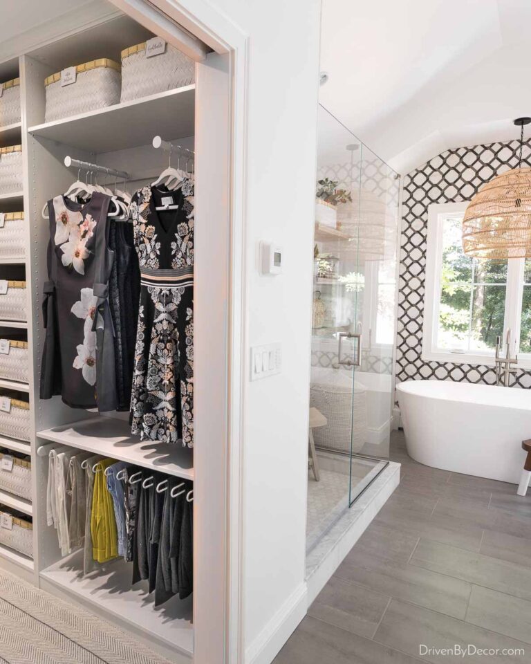 My Elfa Closet System Our "Before" & "After" Makeover! Driven by Decor