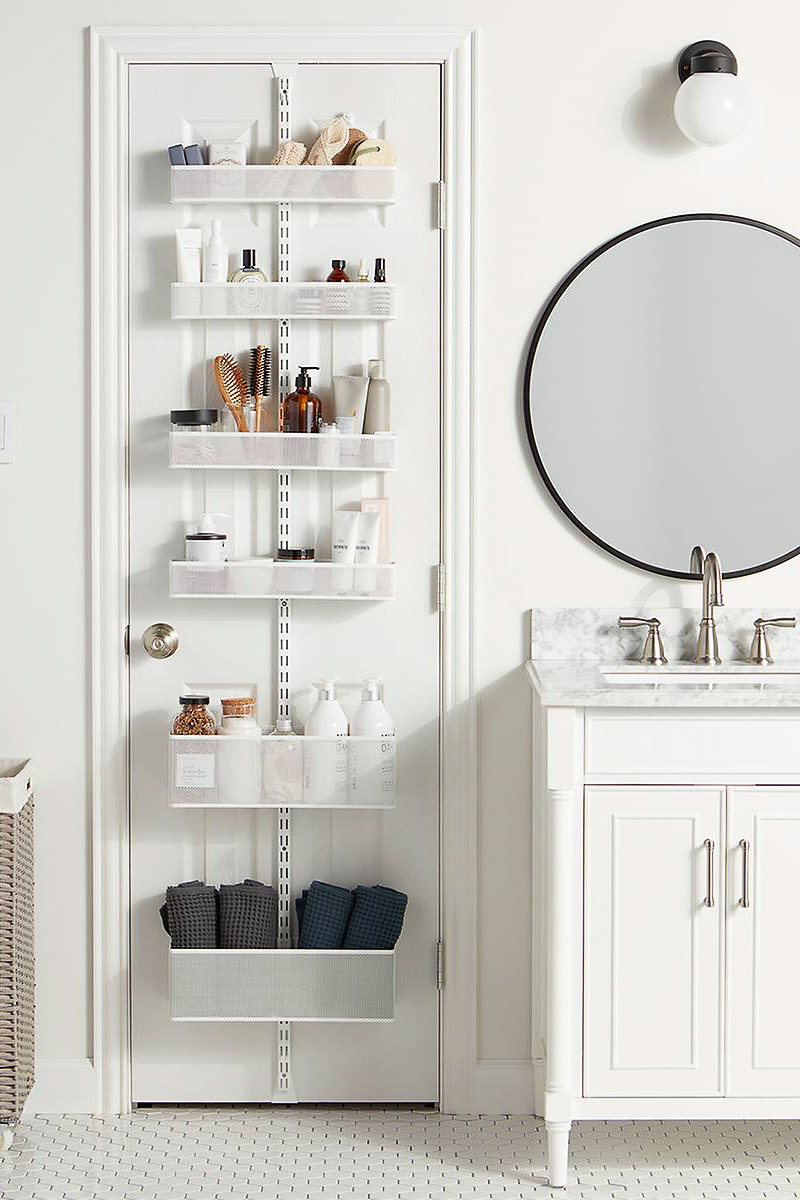 15 Small Bathroom Storage Ideas To Help Kick the Clutter! - Driven