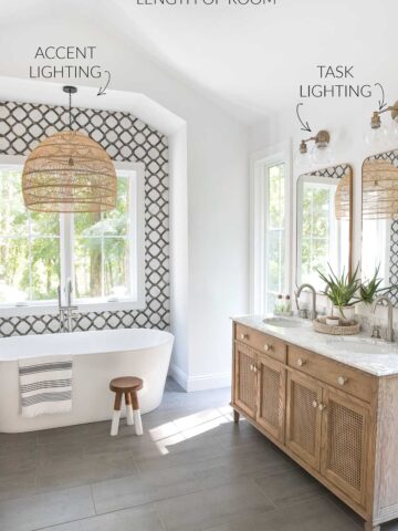 Bathroom lighting ideas!