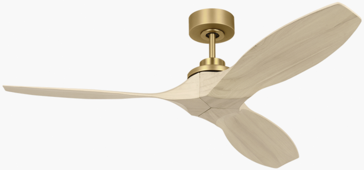 Whitewashed oak ceiling fan