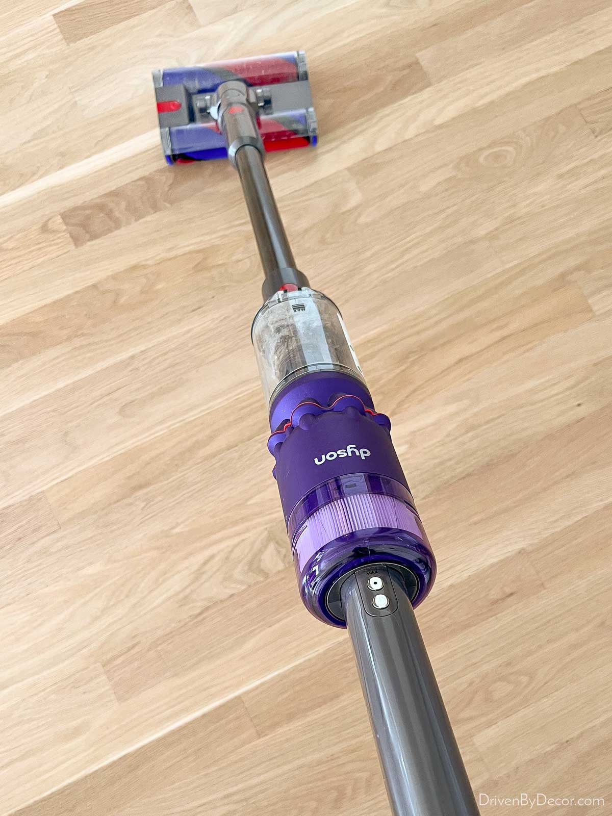 Favorite cleaning tool for vacuuming hardwood floors - Dyson Omni-glide