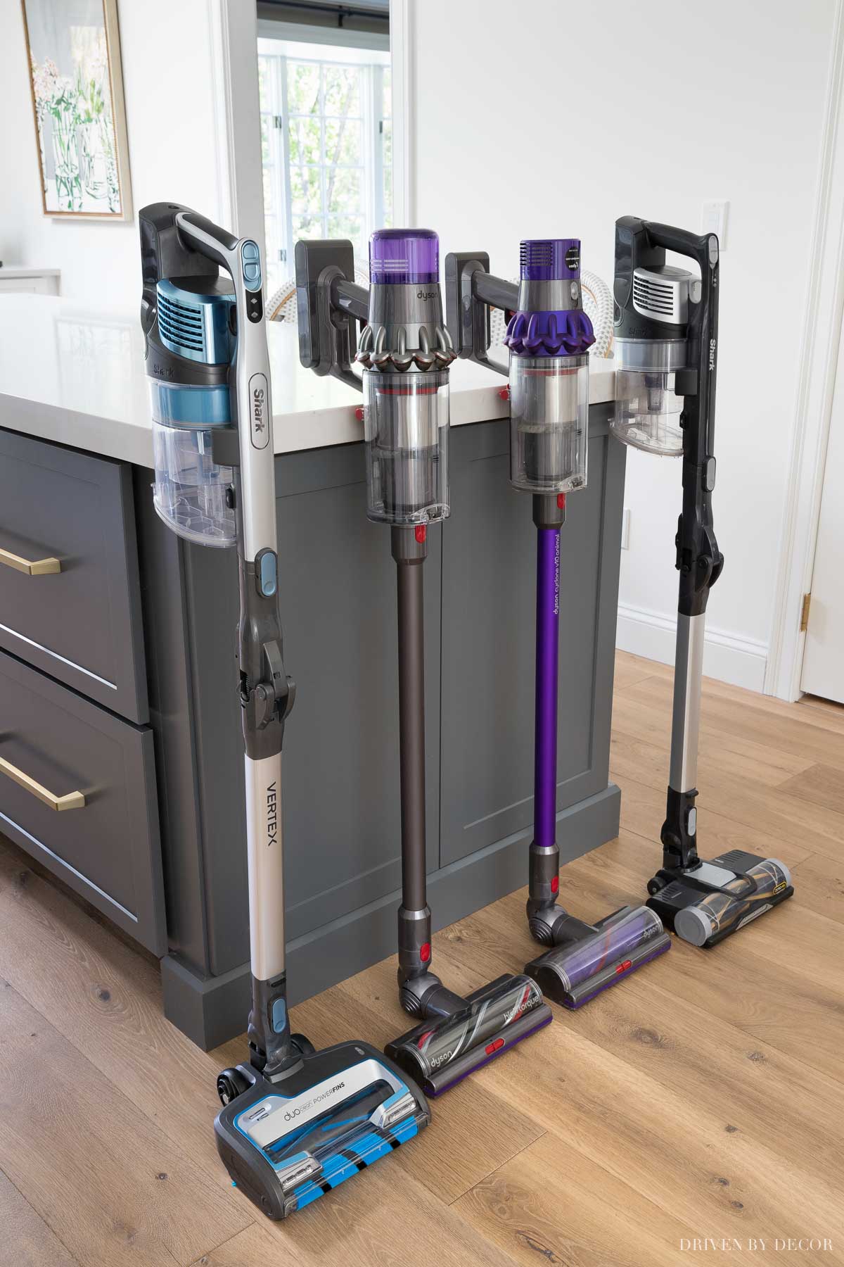 Favorite cleaning tools: Dyson and Shark cordless vacuums