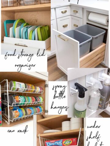 Kitchen cabinet organization ideas