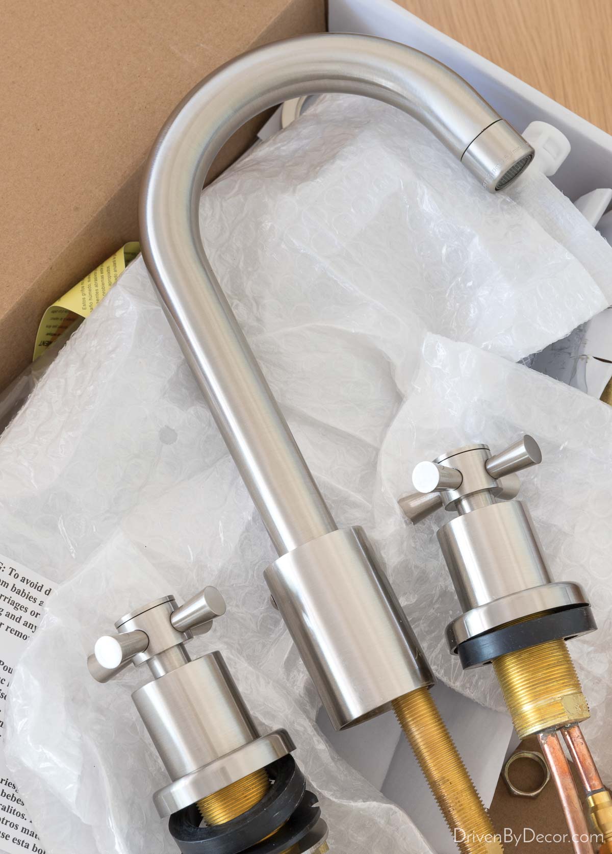 Faucet for our hall bathroom makeover