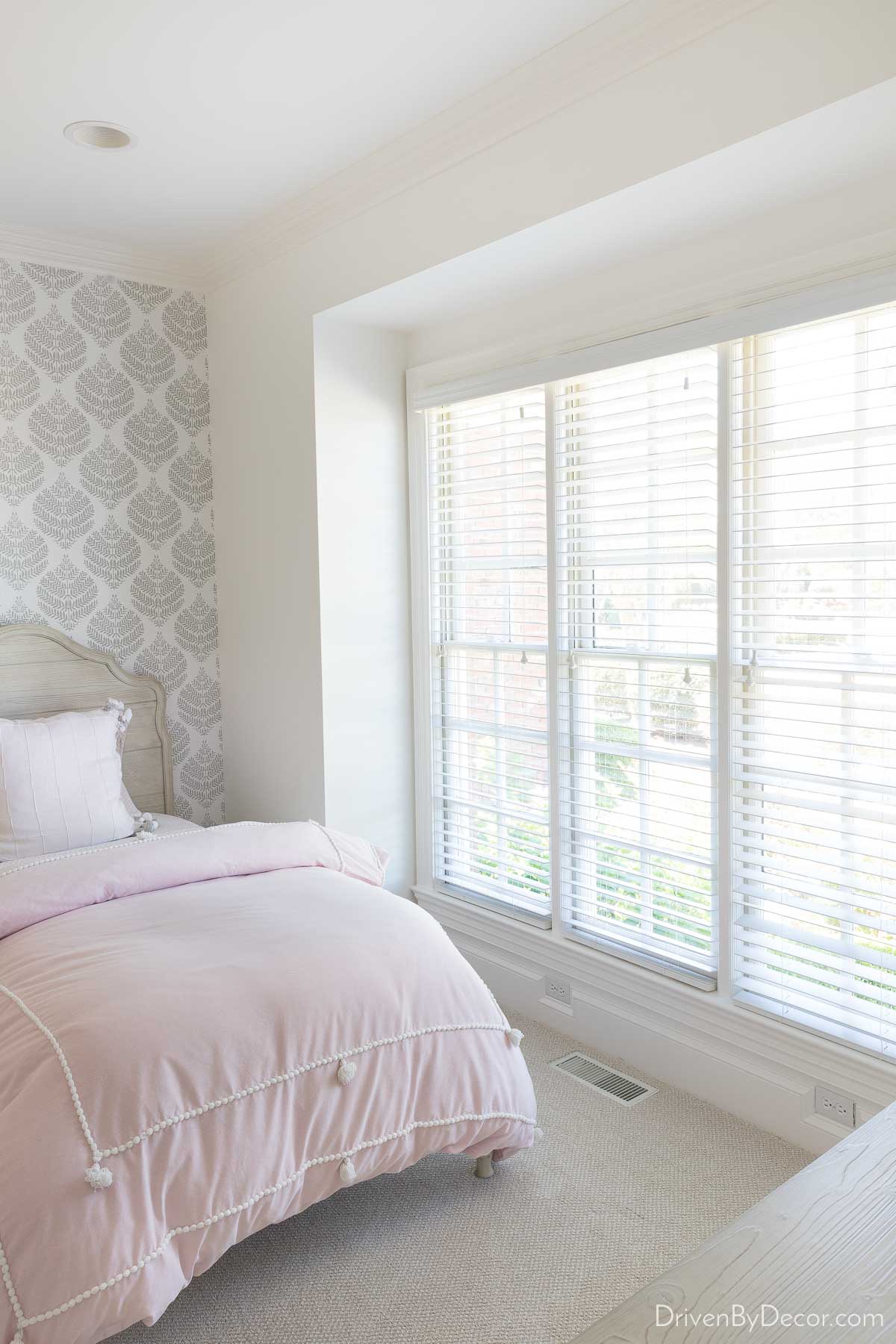 Windows in our girls' bedroom