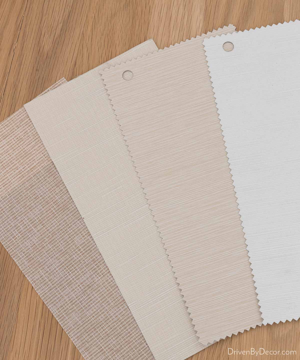 Favorite Serena shade samples