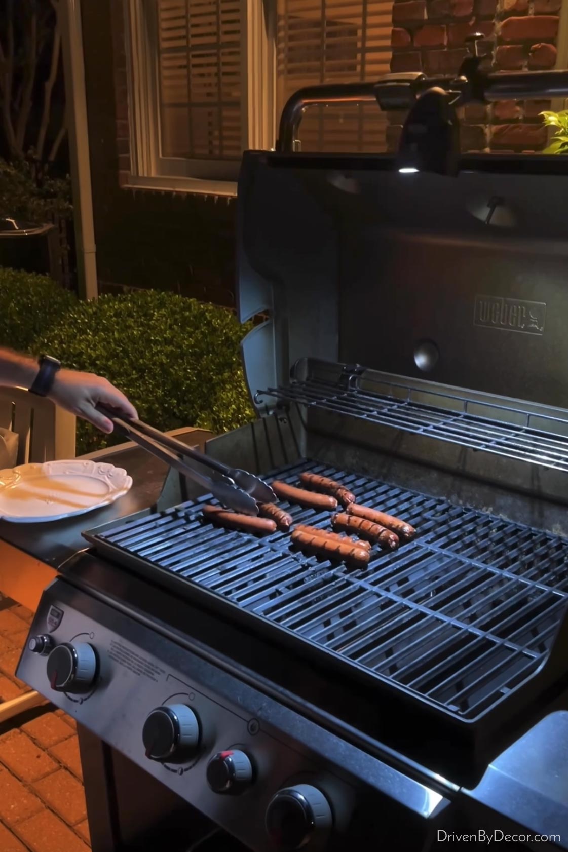 Super bright grill light that clamps on the grill handle - great Father's Day gift!