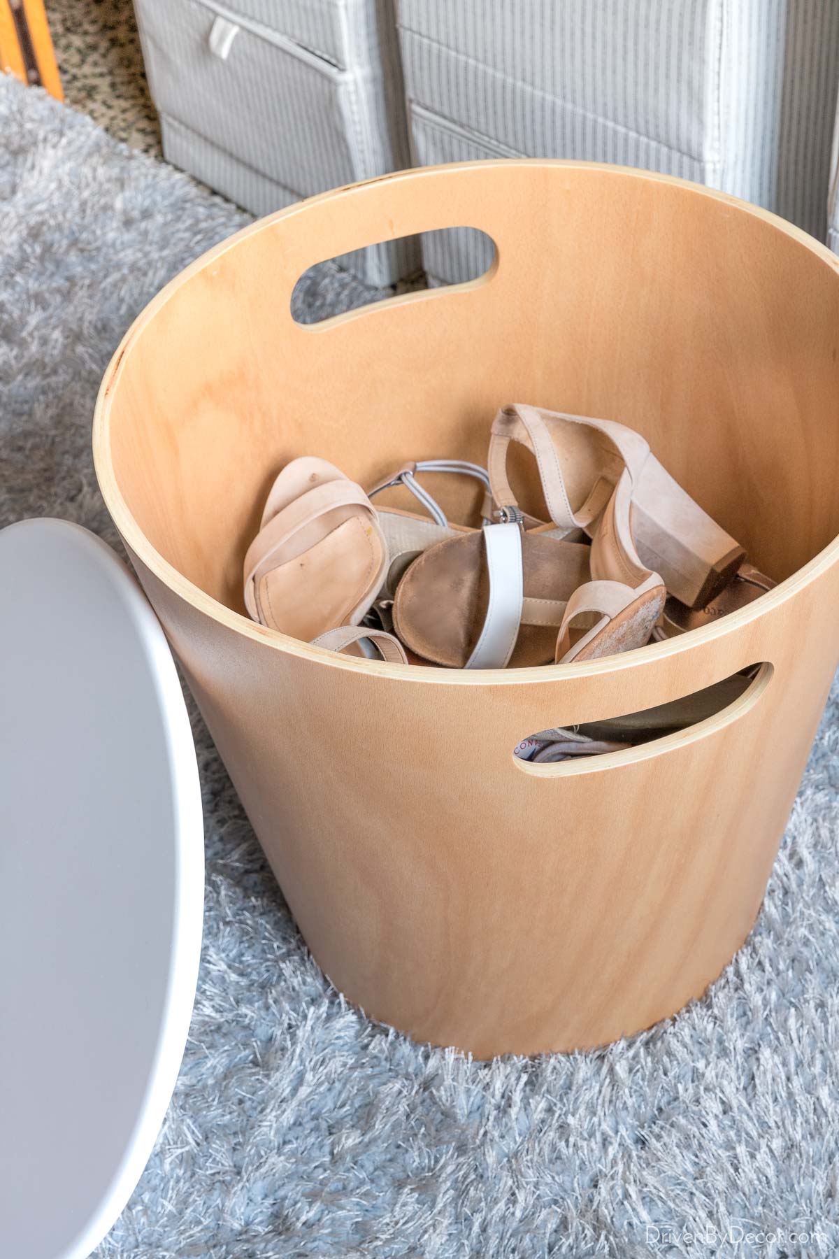 Storage stool for college dorm room that's on the packing list!