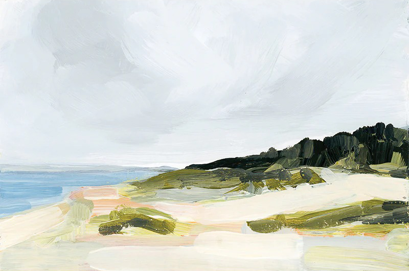 Gorgeous landscape art print for over our console table