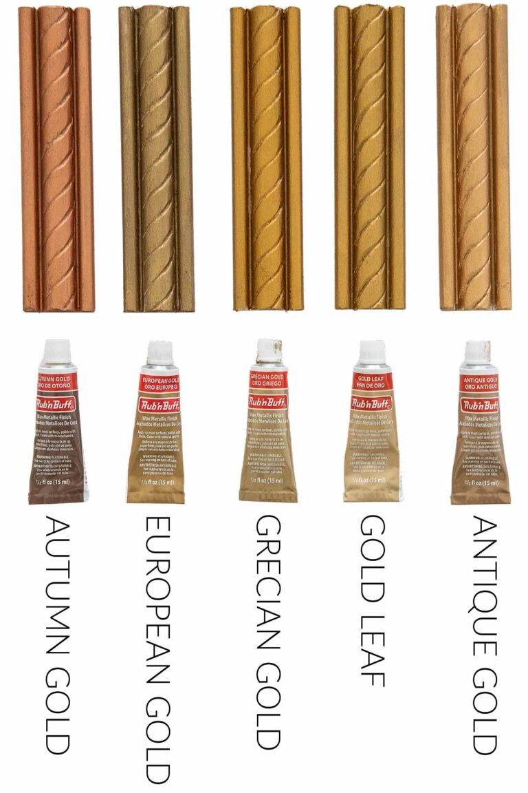 Rub 'n Buff Colors & Tips Changing Metal Finishes the Easy Way! Driven by Decor