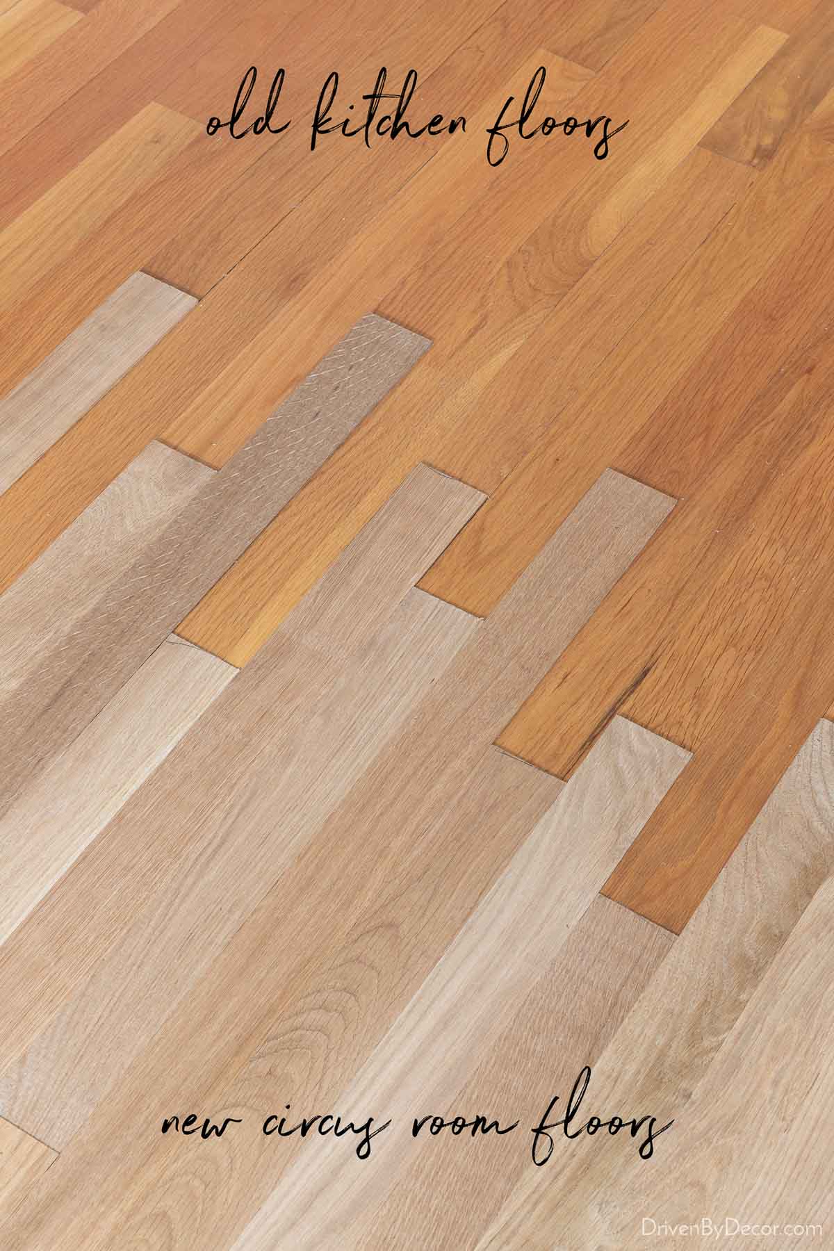 New hardwoods toothed into old hardwoods