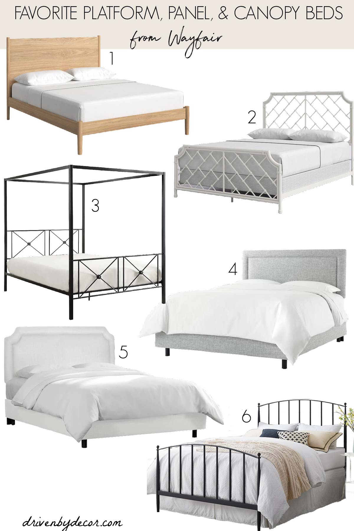 Favorite Wayfair beds