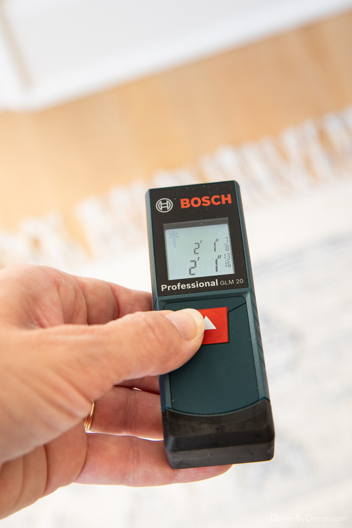 Laser measuring device - a great stocking stuffer to add to your Christmas wish list!