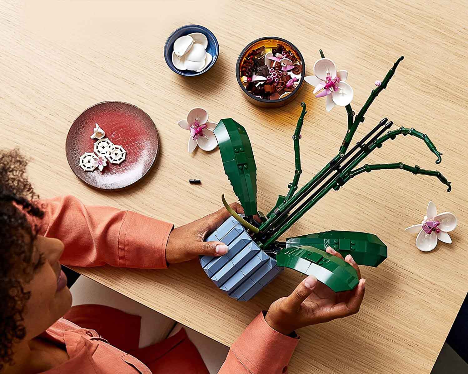 Building a LEGO orchid (would make a great Christmas gift!)