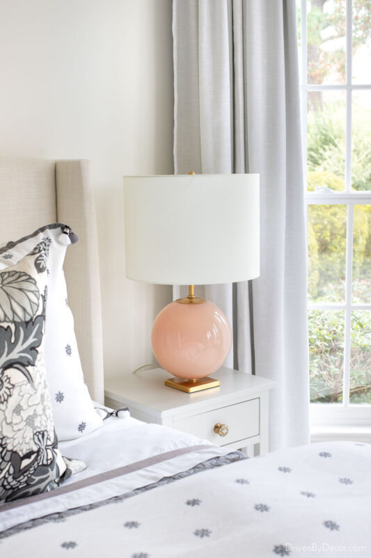 Our New Bedroom Lamps + Bedroom Lighting Tips! - Driven by Decor