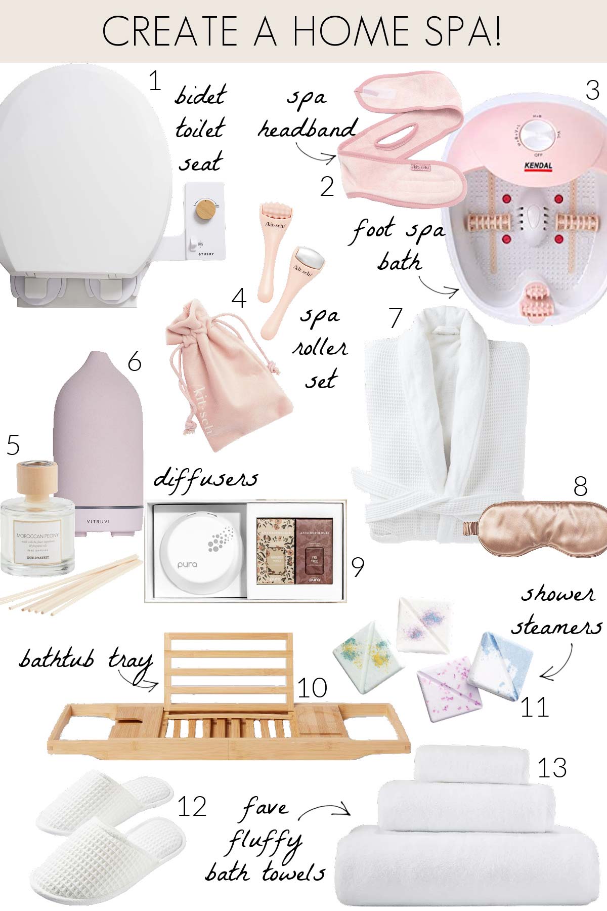 Everything you need to create your own home spa (a 2023 trend!)