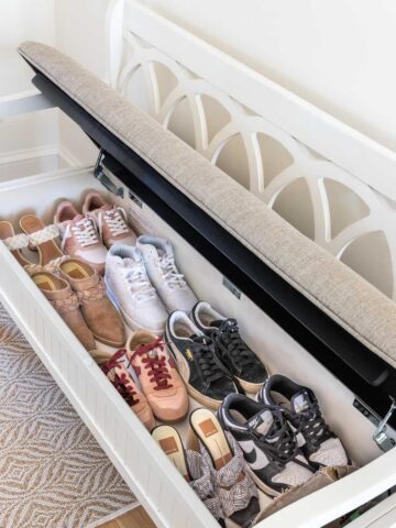 Entryway shoes storage ideas