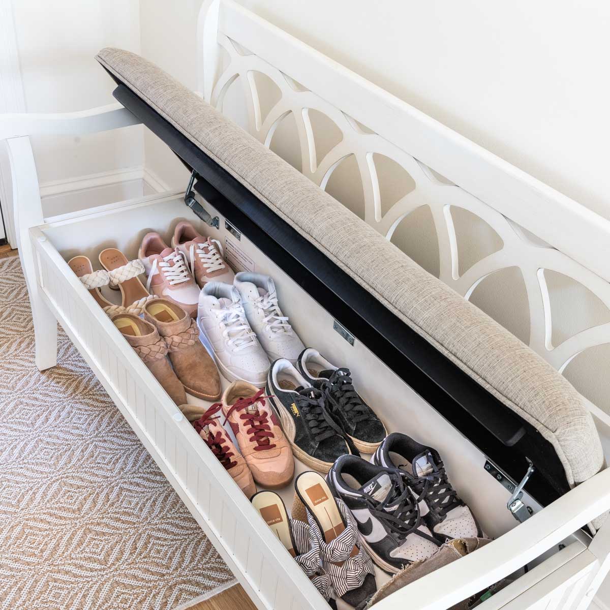 How to Build Family Shoe Storage in a Garage on a Budget