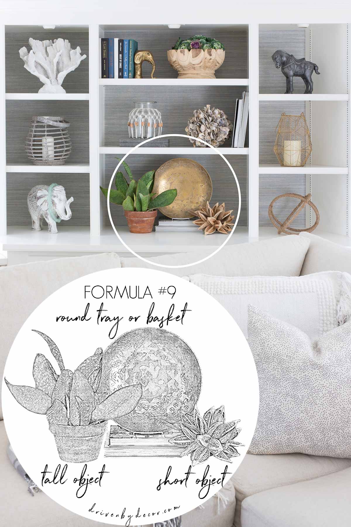 Small shop decorative bookshelf