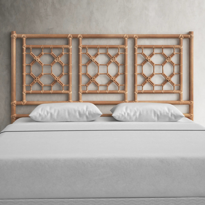 Rattan headboard